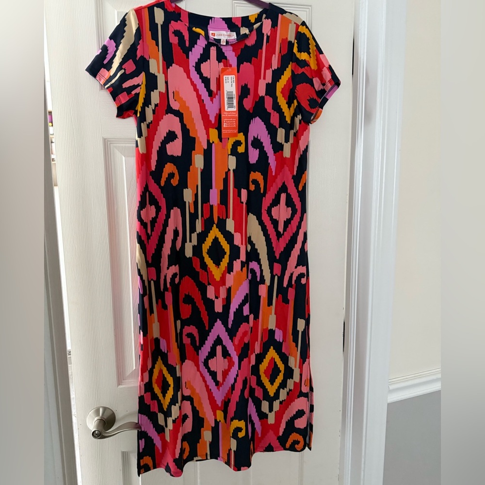 Jude Connally Multicolor Abstract Dress